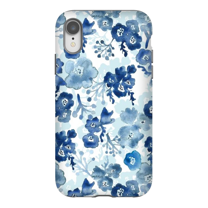 iPhone Xr StrongFit Blooms of Ink by Tangerine-Tane
