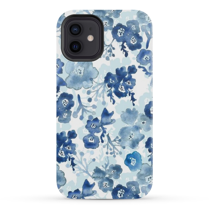iPhone 12 mini StrongFit Blooms of Ink by Tangerine-Tane