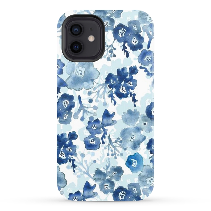 iPhone 12 StrongFit Blooms of Ink by Tangerine-Tane