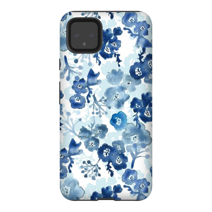 Pixel 4XL StrongFit Blooms of Ink by Tangerine-Tane
