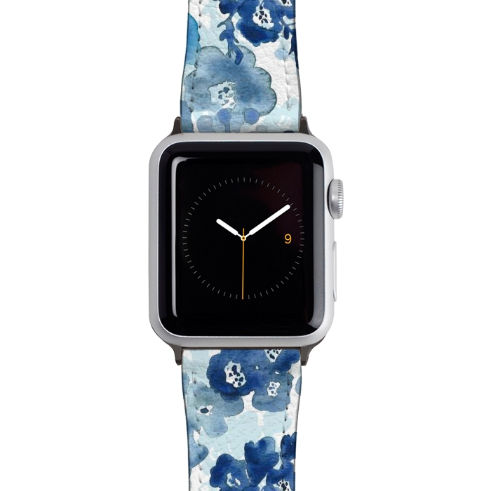 Watch 38mm / 40mm Strap PU leather Blooms of Ink by Tangerine-Tane