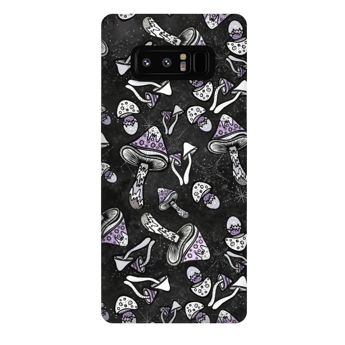 Galaxy Note 8 StrongFit Shrooms by Rose Halsey