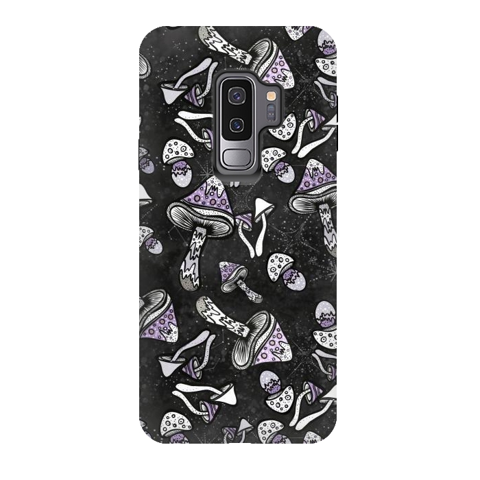 Galaxy S9 plus StrongFit Shrooms by Rose Halsey
