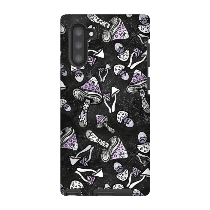 Galaxy Note 10 StrongFit Shrooms by Rose Halsey