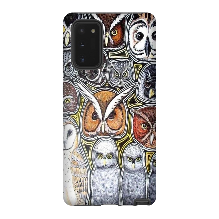 Galaxy Note 20 StrongFit Owls of Costa Rica by Chloe Yzoard