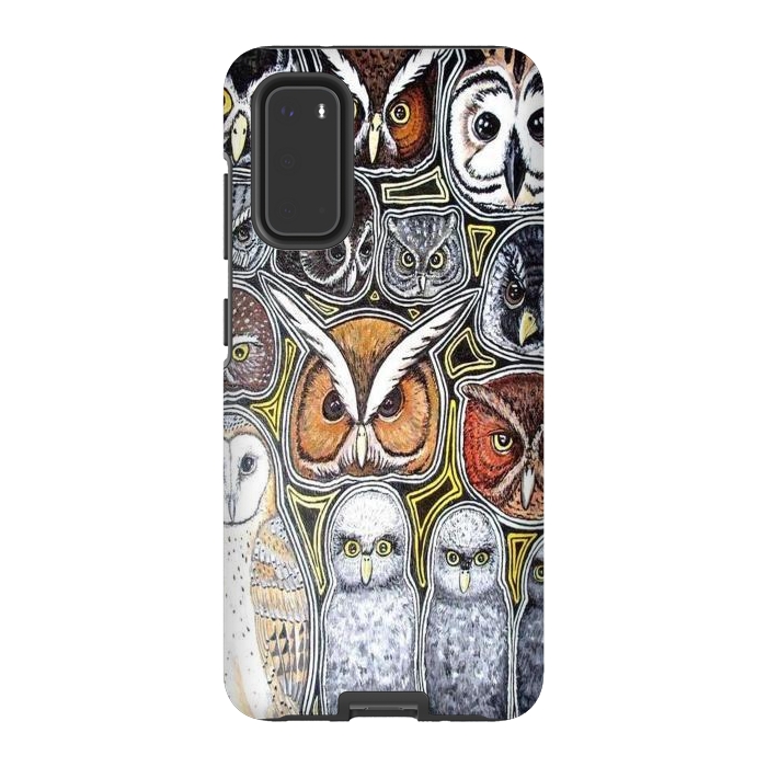 Galaxy S20 StrongFit Owls of Costa Rica by Chloe Yzoard