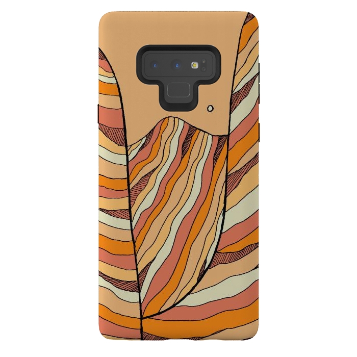 Galaxy Note 9 StrongFit The round sand hills by Steve Wade (Swade)