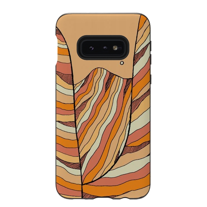 Galaxy S10e StrongFit The round sand hills by Steve Wade (Swade)
