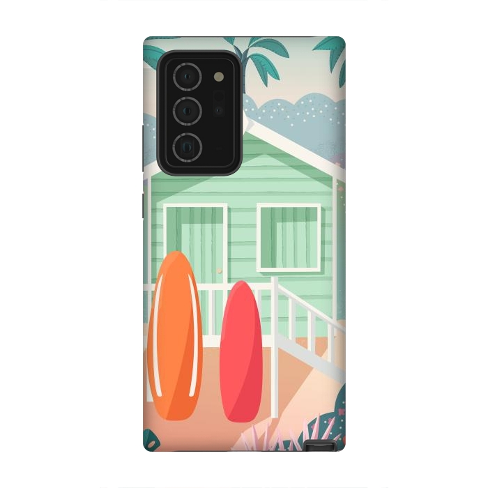 Galaxy Note 20 Ultra StrongFit Beach cabin by Jelena Obradovic