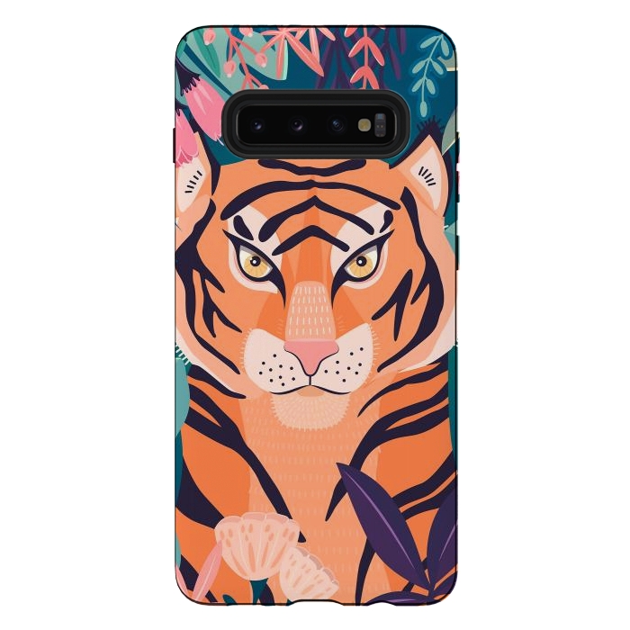 Galaxy S10 plus StrongFit Tiger in nature by Jelena Obradovic