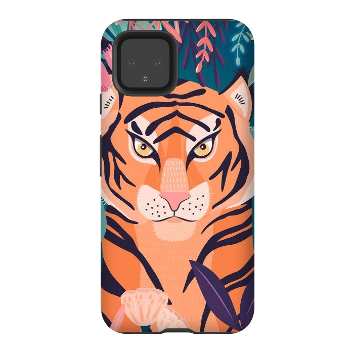 Pixel 4 StrongFit Tiger in nature by Jelena Obradovic