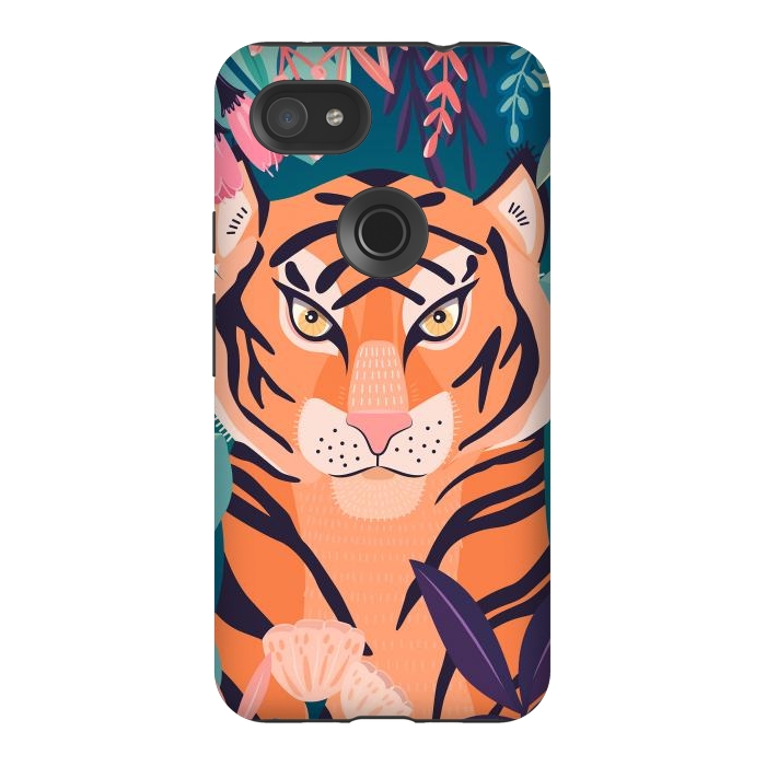 Pixel 3AXL StrongFit Tiger in nature by Jelena Obradovic