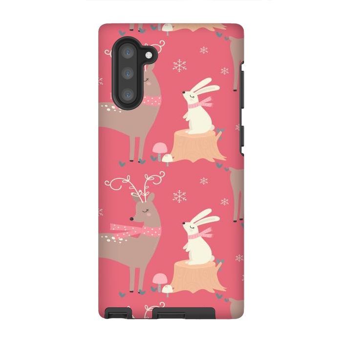 Galaxy Note 10 StrongFit deers and rabbits by haroulita