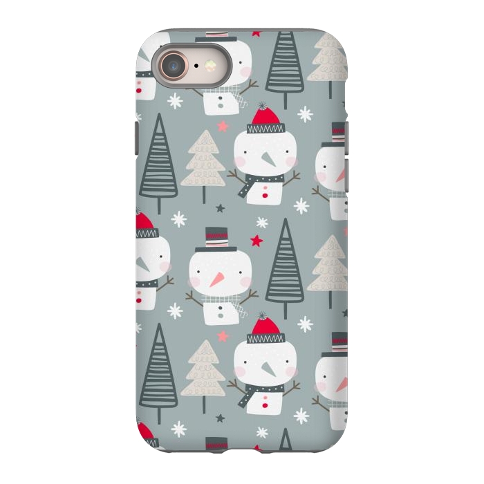 iPhone 8 StrongFit xmas snowman  by haroulita