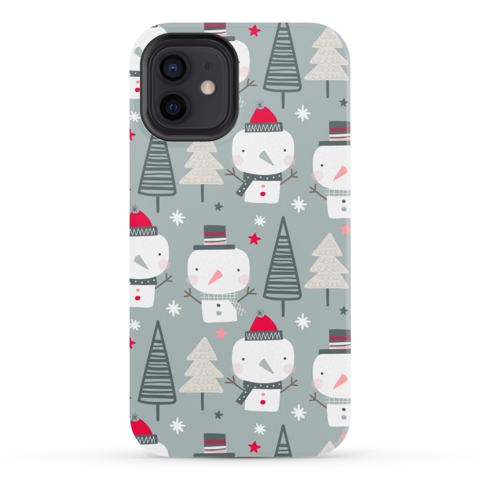 iPhone 12 StrongFit xmas snowman  by haroulita