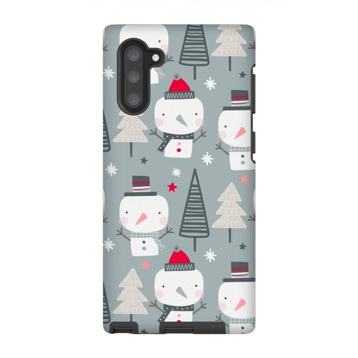 Galaxy Note 10 StrongFit xmas snowman  by haroulita