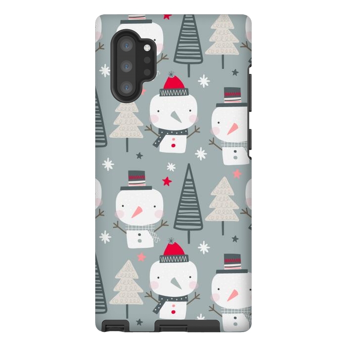 Galaxy Note 10 plus StrongFit xmas snowman  by haroulita