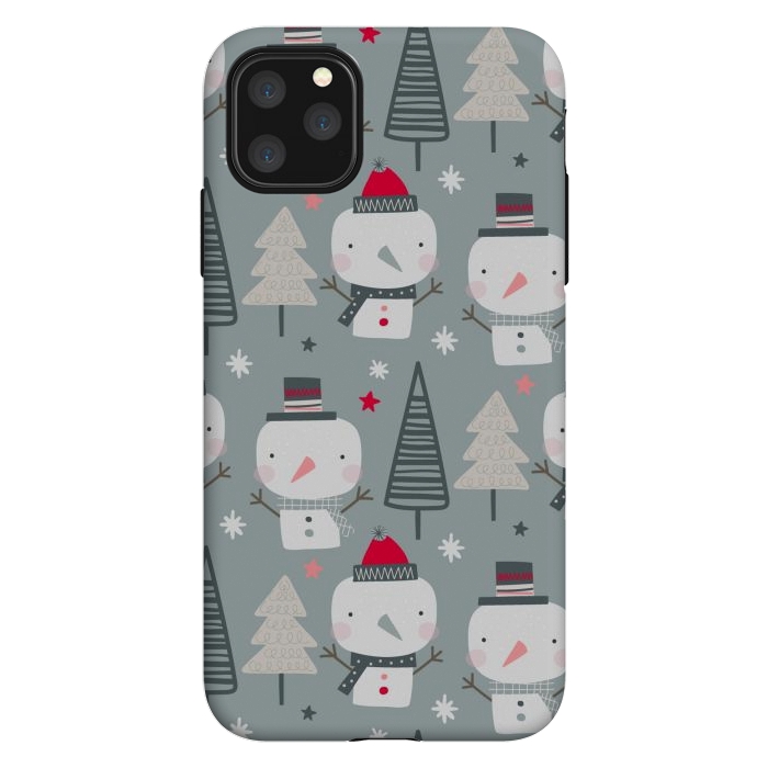 iPhone 11 Pro Max StrongFit xmas snowman  by haroulita