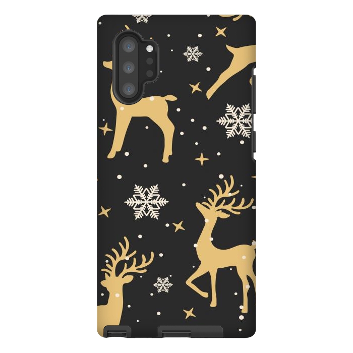 Galaxy Note 10 plus StrongFit gold deers xmas  by haroulita
