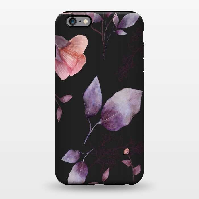 iPhone 6/6s plus StrongFit rose gray flowers by haroulita