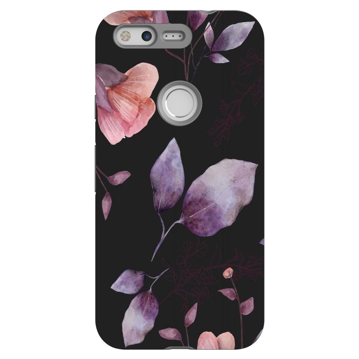 Pixel StrongFit rose gray flowers by haroulita
