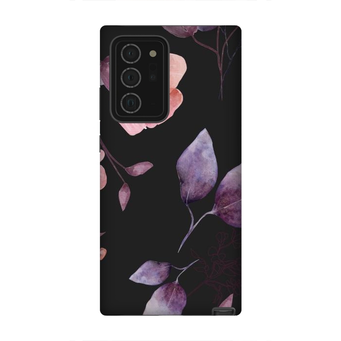 Galaxy Note 20 Ultra StrongFit rose gray flowers by haroulita