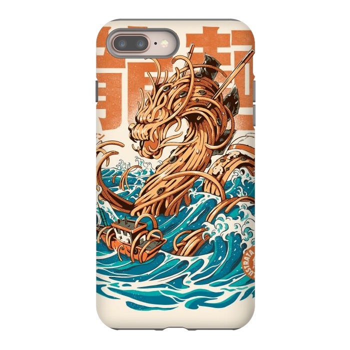 iPhone 7 plus StrongFit Great Ramen Dragon off Kanagawa by Ilustrata