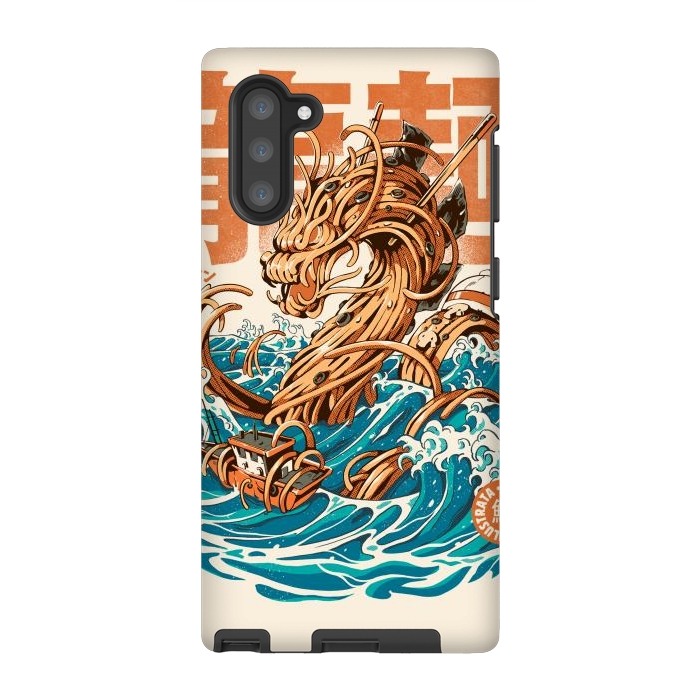 Galaxy Note 10 StrongFit Great Ramen Dragon off Kanagawa by Ilustrata