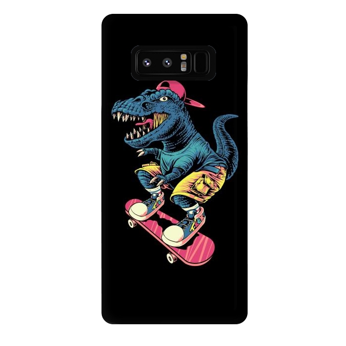 Galaxy Note 8 StrongFit Skaterosaur by Afif Quilimo