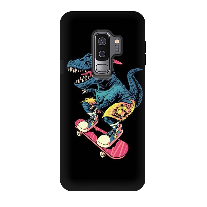 Galaxy S9 plus StrongFit Skaterosaur by Afif Quilimo