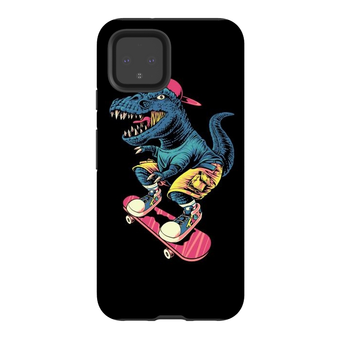Pixel 4 StrongFit Skaterosaur by Afif Quilimo