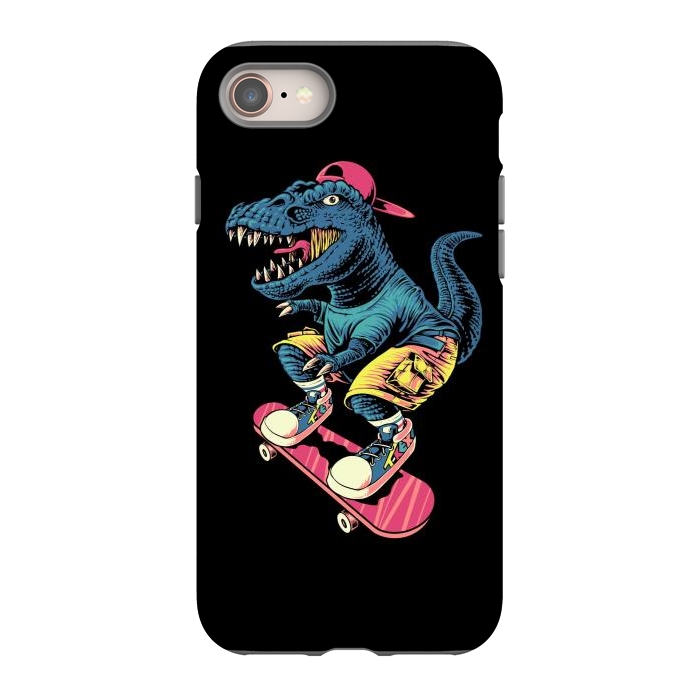 iPhone SE StrongFit Skaterosaur by Afif Quilimo
