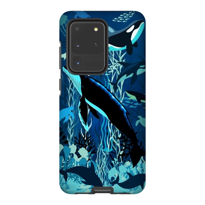 Galaxy S20 Ultra StrongFit Sealife Blue Shades Dream Underwater Scenery by BluedarkArt