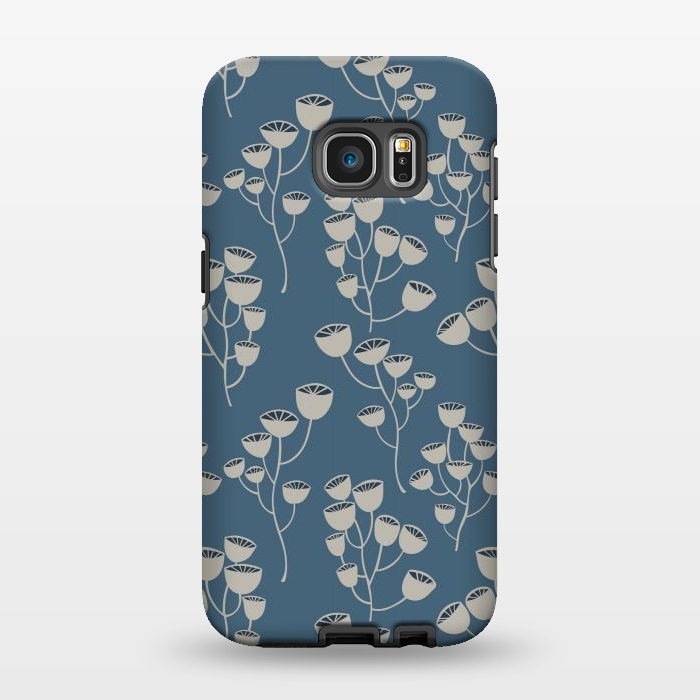 Galaxy S7 EDGE StrongFit Moody sunflower by Nina Leth