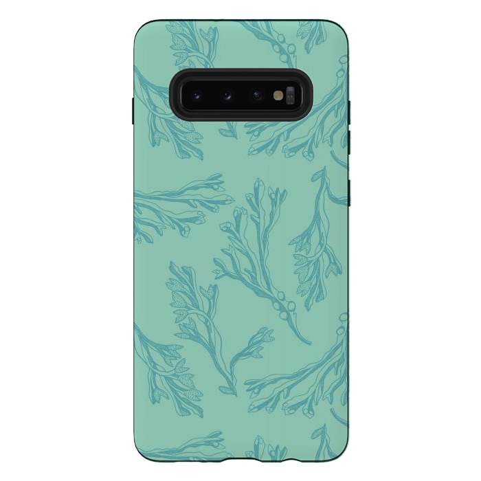 Galaxy S10 plus StrongFit Green seaweed - very detailed by Nina Leth