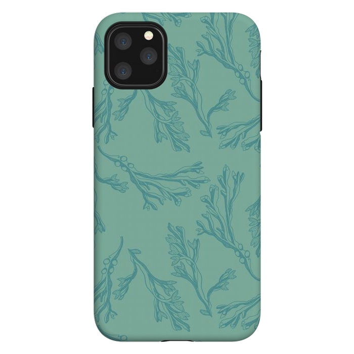 iPhone 11 Pro Max StrongFit Green seaweed - very detailed by Nina Leth