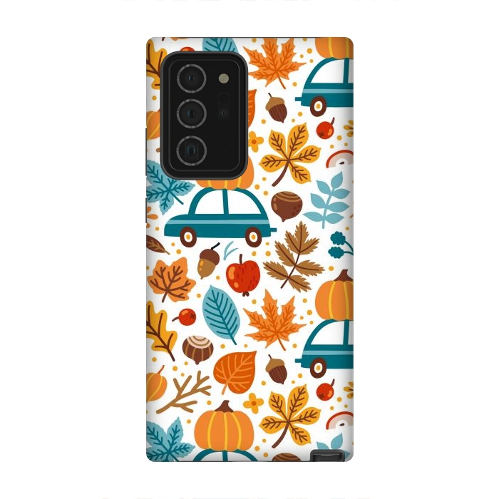 Galaxy Note 20 Ultra StrongFit Autumn Design Patten XV by ArtsCase
