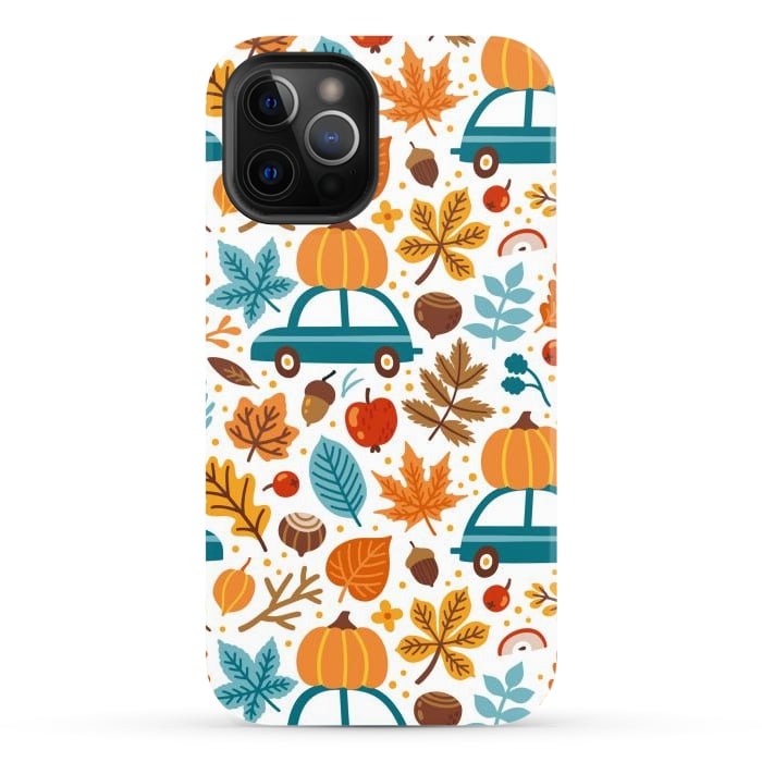 iPhone 12 Pro Max StrongFit Autumn Design Patten XV by ArtsCase