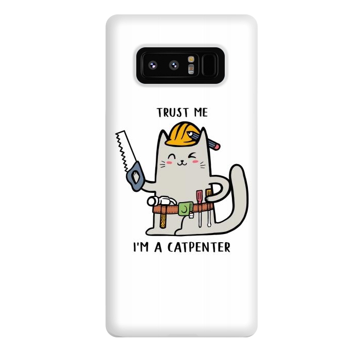 Galaxy Note 8 StrongFit Trust me i'm Catpenter by Afif Quilimo