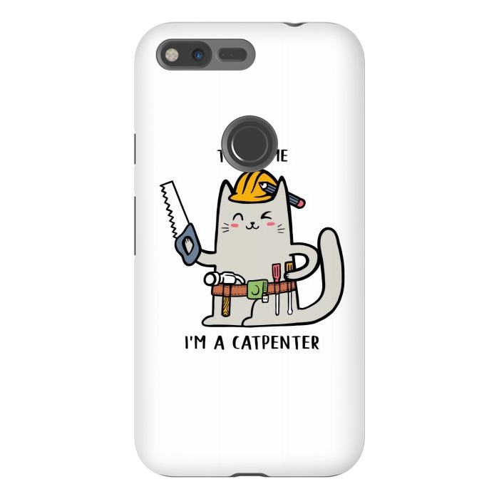 Pixel XL StrongFit Trust me i'm Catpenter by Afif Quilimo