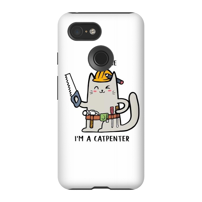 Pixel 3 StrongFit Trust me i'm Catpenter by Afif Quilimo