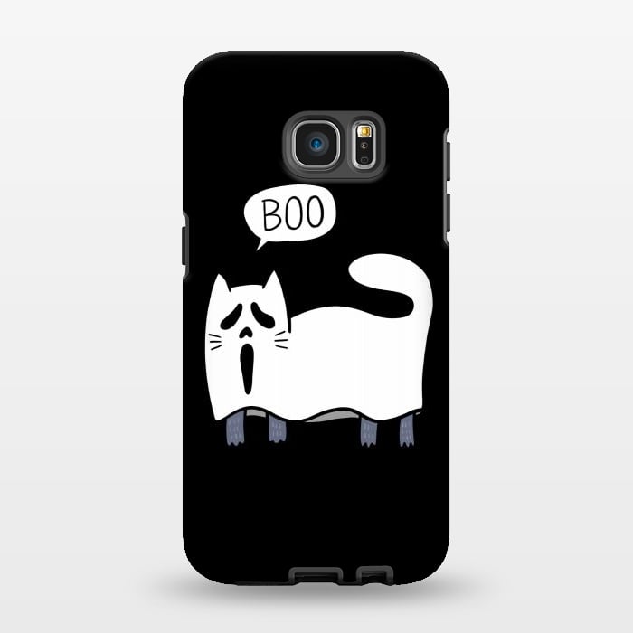 Galaxy S7 EDGE StrongFit Ghost Cat by Afif Quilimo