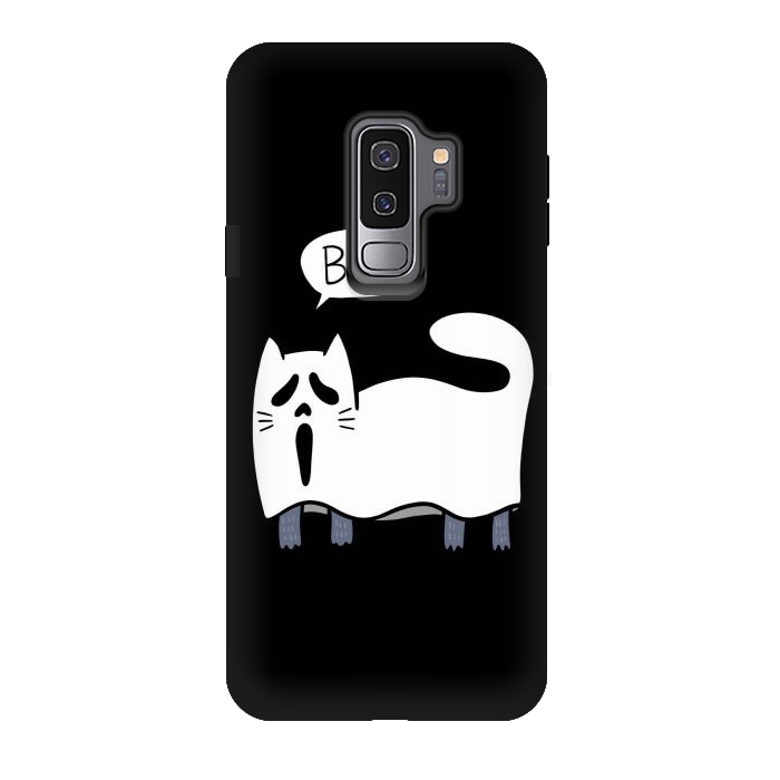 Galaxy S9 plus StrongFit Ghost Cat by Afif Quilimo