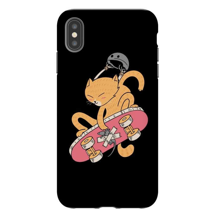 iPhone Xs Max StrongFit Scateboarder by Afif Quilimo