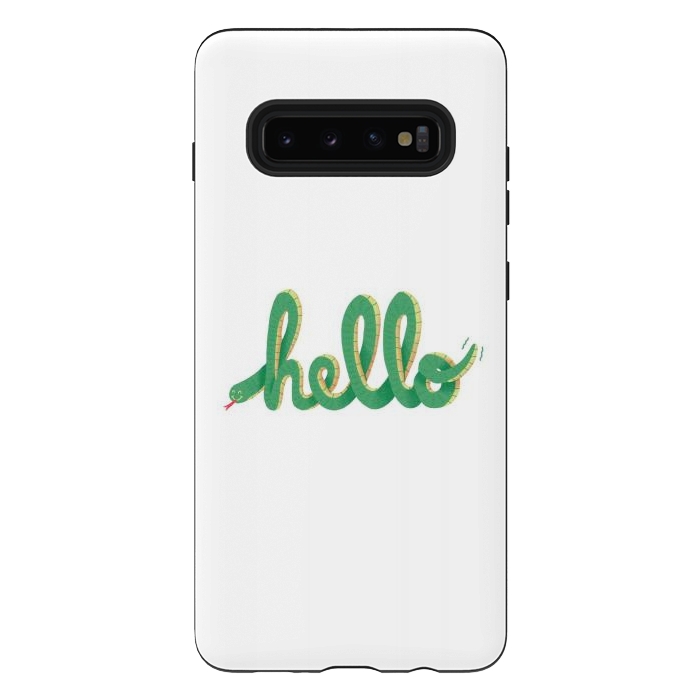 Galaxy S10 plus StrongFit Hello by Afif Quilimo