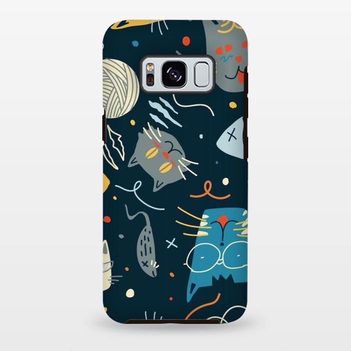Galaxy S8 plus StrongFit Cats 1 by Afif Quilimo