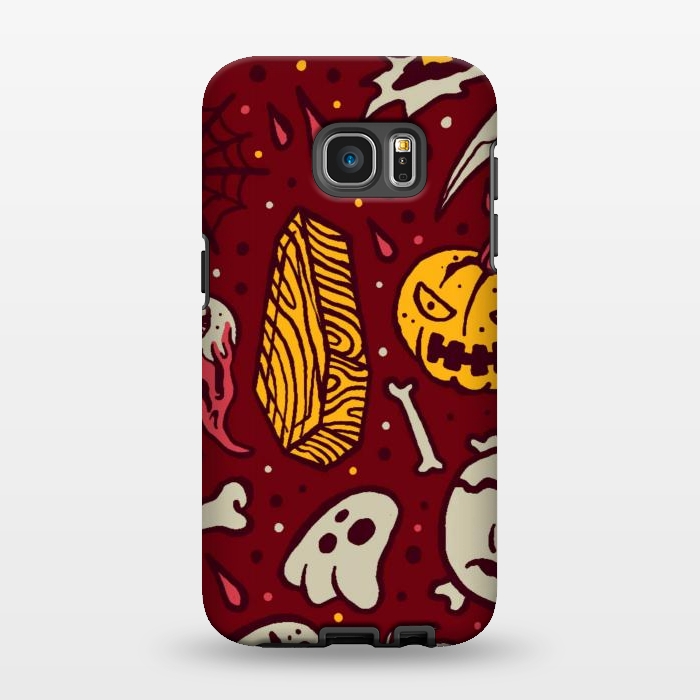 Galaxy S7 EDGE StrongFit Horror Pattern 1 by Afif Quilimo