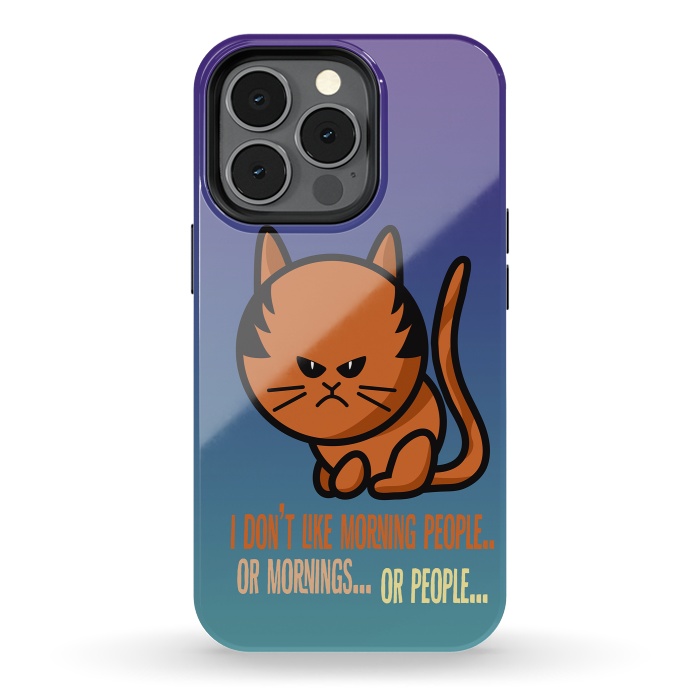 iPhone 13 pro StrongFit Cat by Richard Eijkenbroek