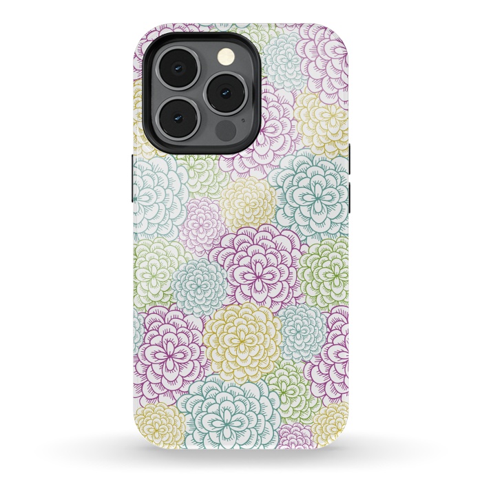 iPhone 13 pro StrongFit Dahlia by TracyLucy Designs