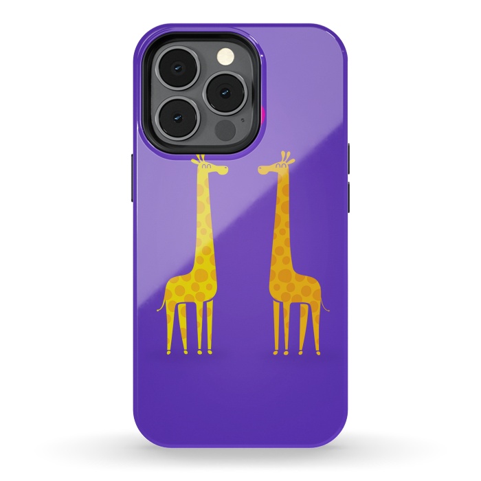 iPhone 13 pro StrongFit Couple in Love Purple by Philipp Rietz